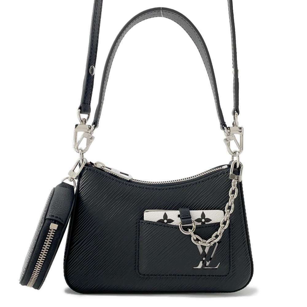 Louis Vuitton Epi Marellini Handbag Black Shoulder Bag
